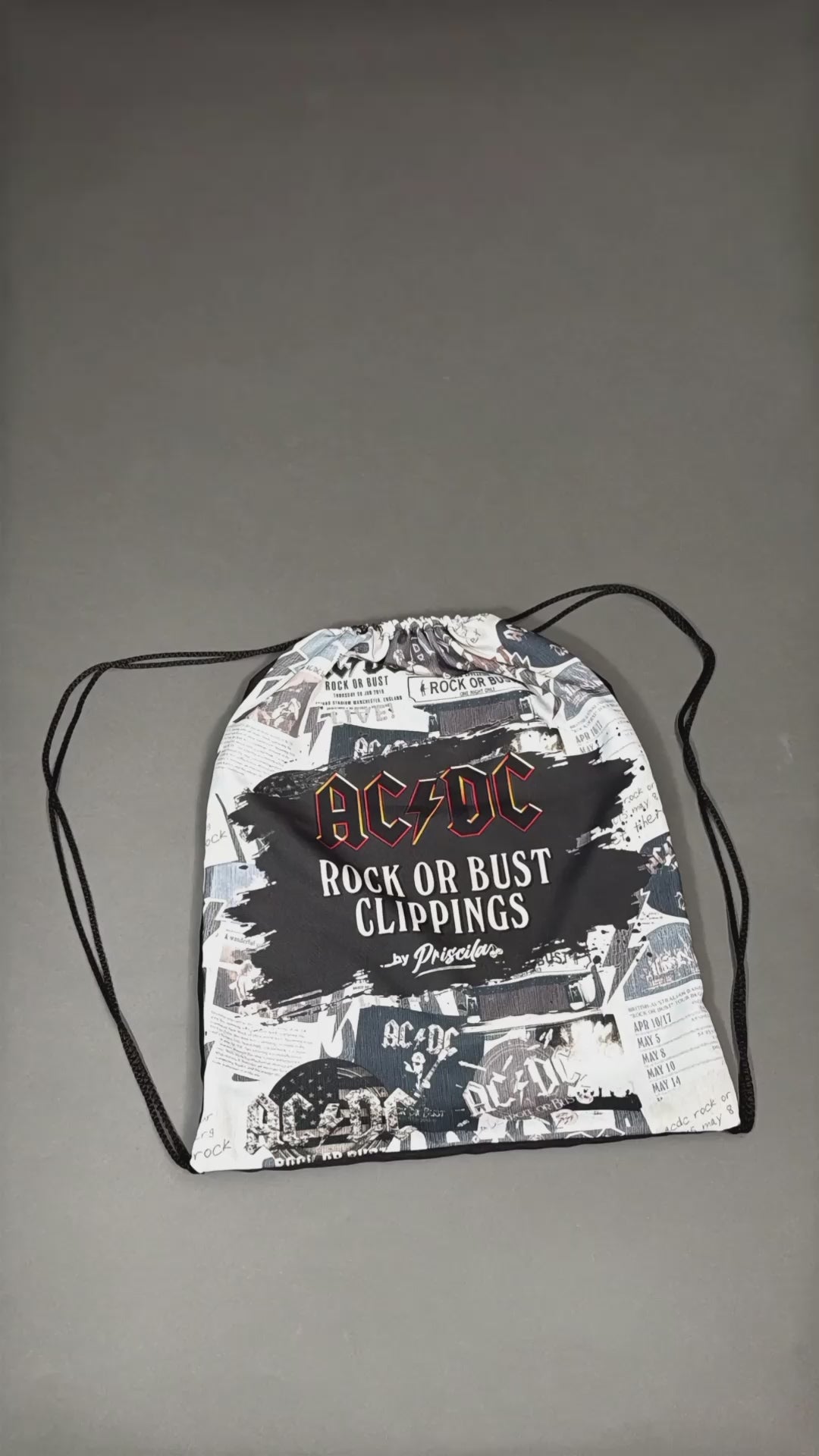 Video from unboxing a high-quality AC/DC Rock or Bust shirt. Not cheap merchandise, but quality. 