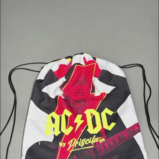 Unboxing video of a high-quality crop top from AC/DC. It features a PWR/UP style print. Not cheap merchandise, but high quality. 