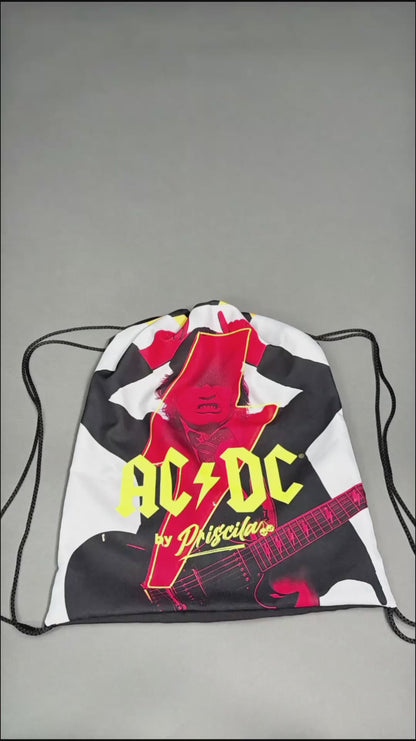 Unboxing video of a high-quality crop top from AC/DC. It features a PWR/UP style print. Not cheap merchandise, but high quality. 